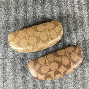 Coach clamshell glasses cases lot of 2